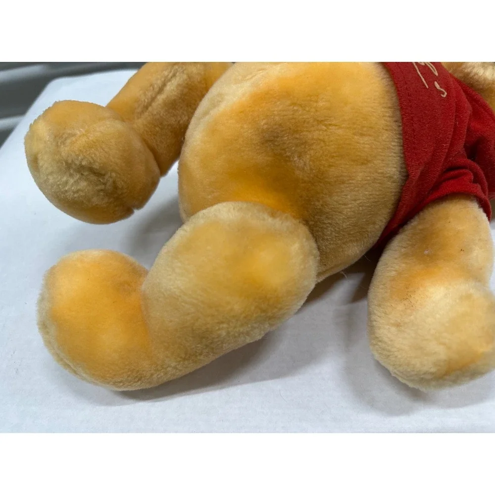 Vintage Disney Winnie the Pooh Plush Disneyland Walt Disney World 15 Inch Bear
